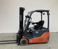 Elektro 3 Rad-Stapler Toyota 8FBE16T (BJ: 2018)