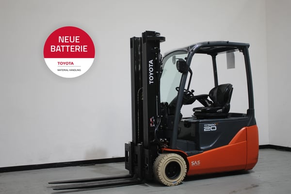 Elektro 3 Rad-Stapler Toyota 8FBE20T (BJ: 2018)