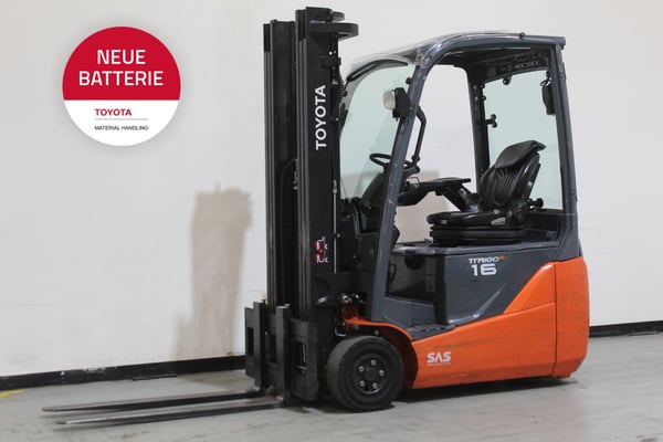 Elektro 3 Rad-Stapler Toyota 8FBEK16T (BJ: 2018)