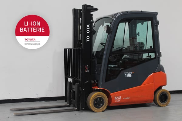 Elektro 4 Rad-Stapler Toyota 8FBM16T (BJ: 2018)