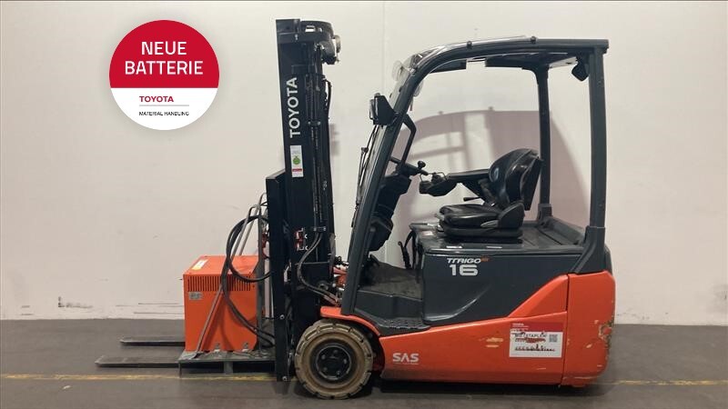 Elektro 3 Rad-Stapler Toyota 8FBE16T (BJ: 2019)