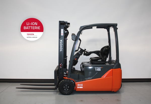 Elektro 3 Rad-Stapler Toyota 8FBE16T (BJ: 2020)