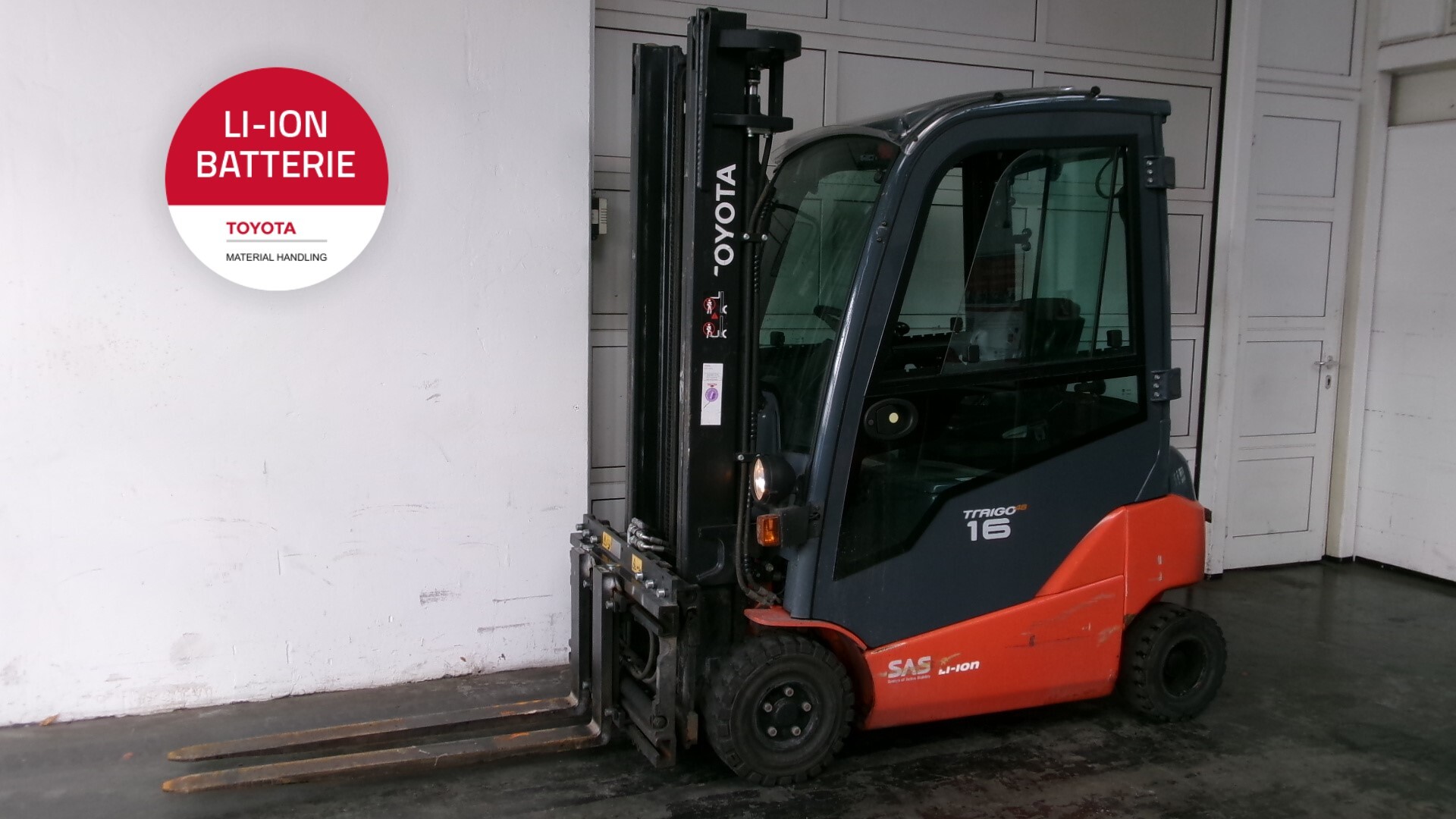 Elektro 4 Rad-Stapler Toyota 8FBMK16T (BJ: 2020)