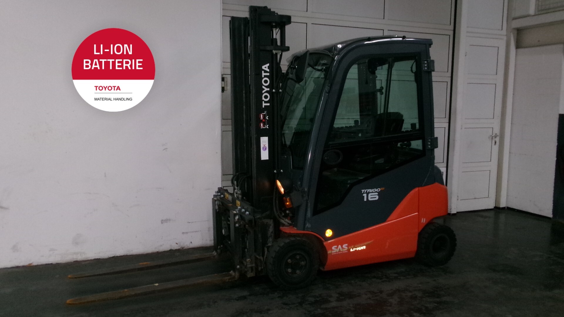 Elektro 4 Rad-Stapler Toyota 8FBMK16T (BJ: 2020)