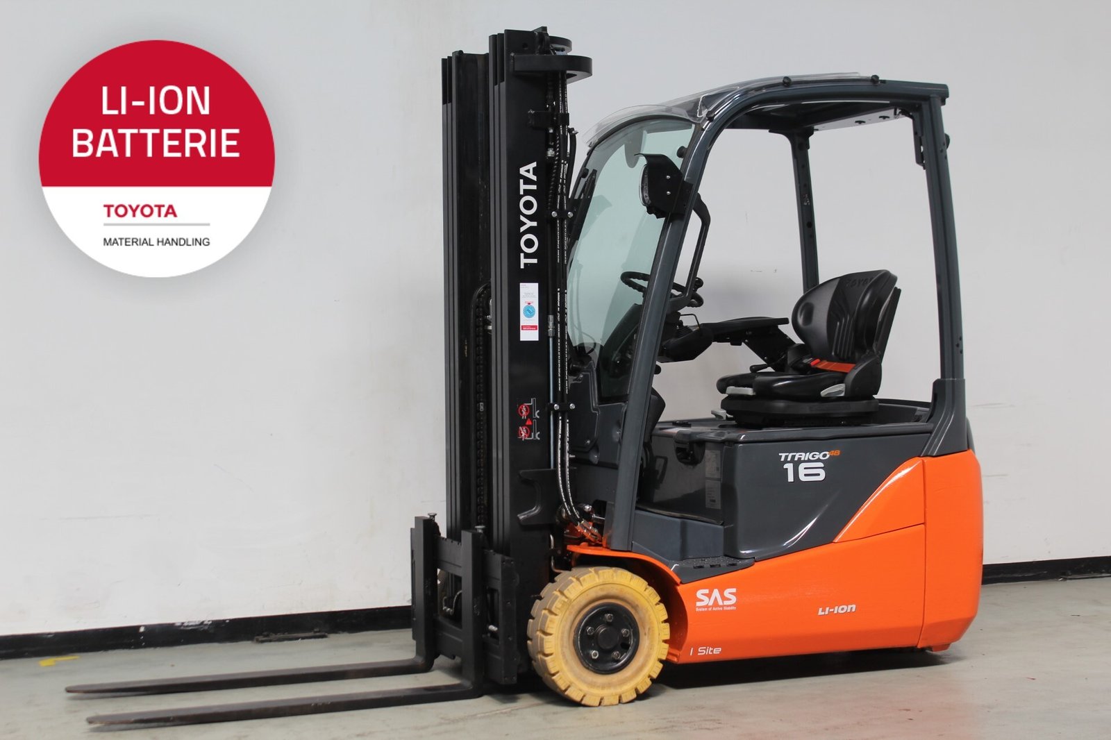 Elektro 3 Rad-Stapler Toyota 8FBEK16T (BJ: 2020)