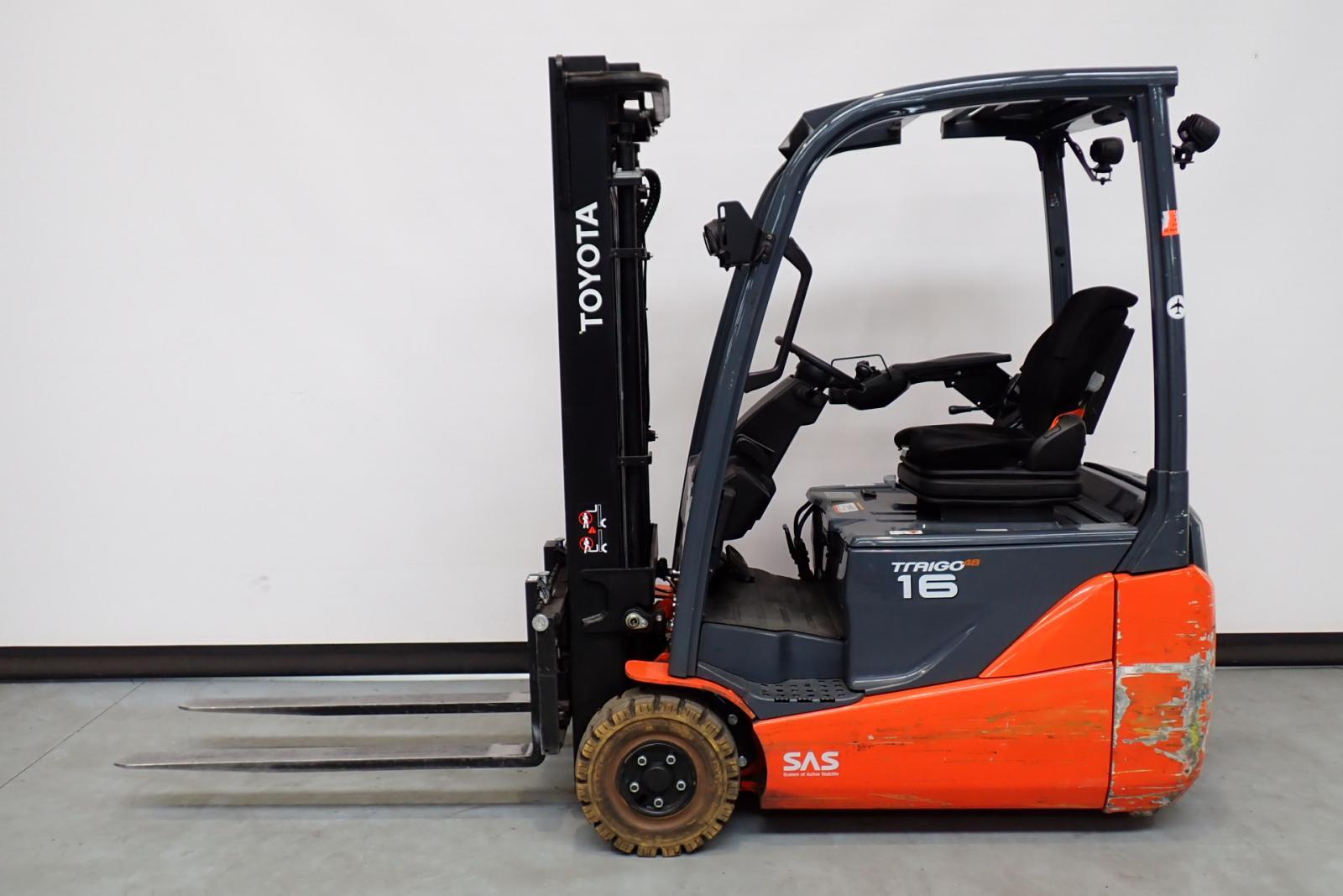 Elektro 3 Rad-Stapler Toyota 8FBEK16T (BJ: 2021)