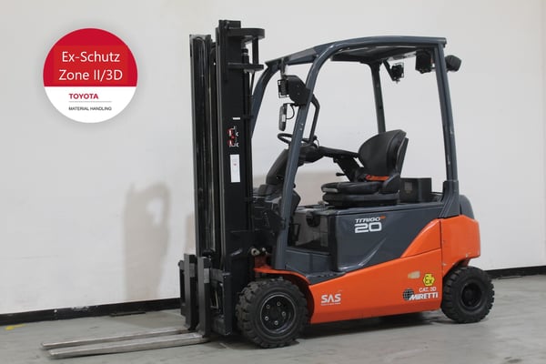 Elektro 4 Rad-Stapler Toyota 8FBM20T (BJ: 2021)