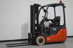 Elektro 3 Rad-Stapler Toyota 8FBEK16T (BJ: 2021)