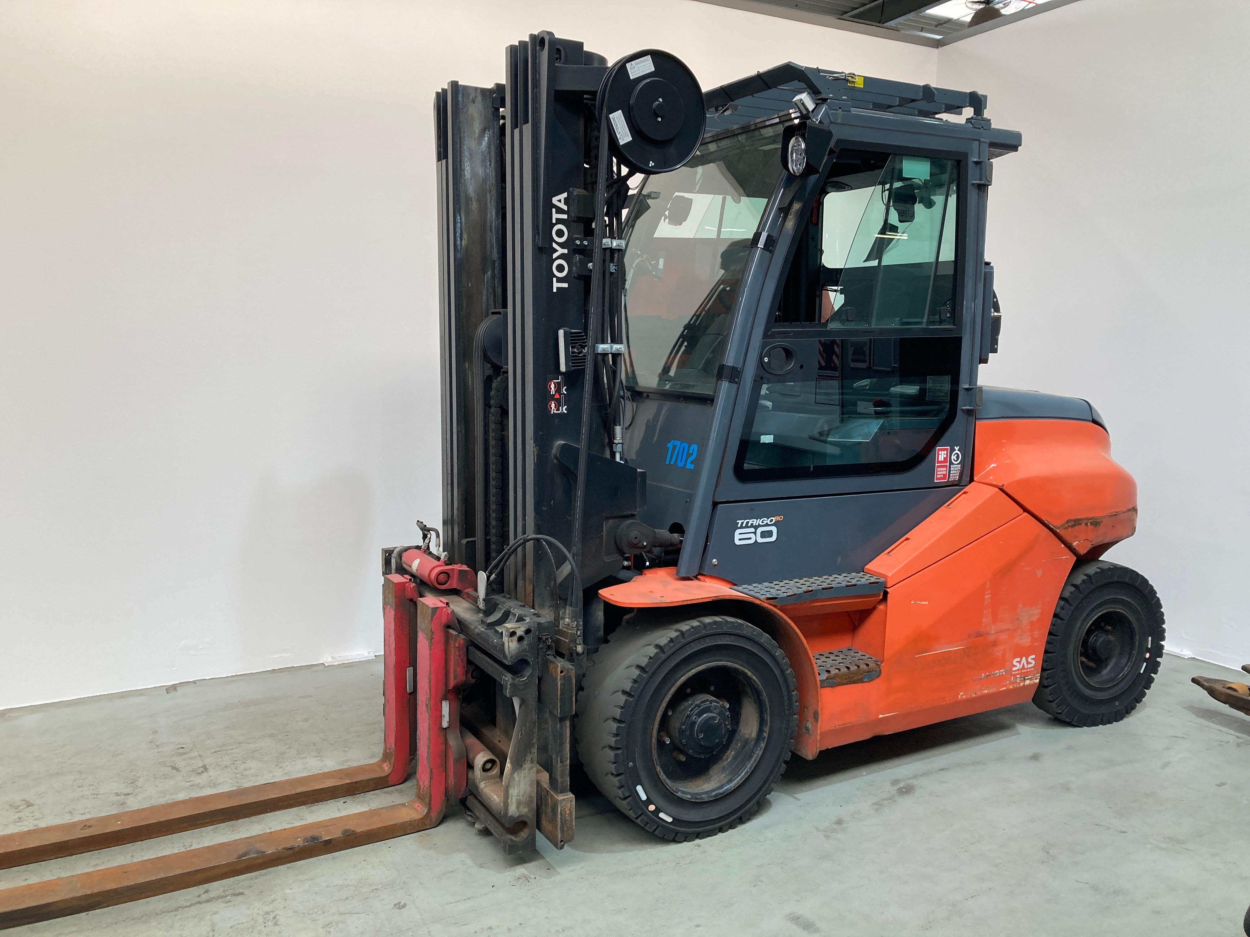 Elektro 4 Rad-Stapler Toyota 9FBM60T (BJ: 2021)
