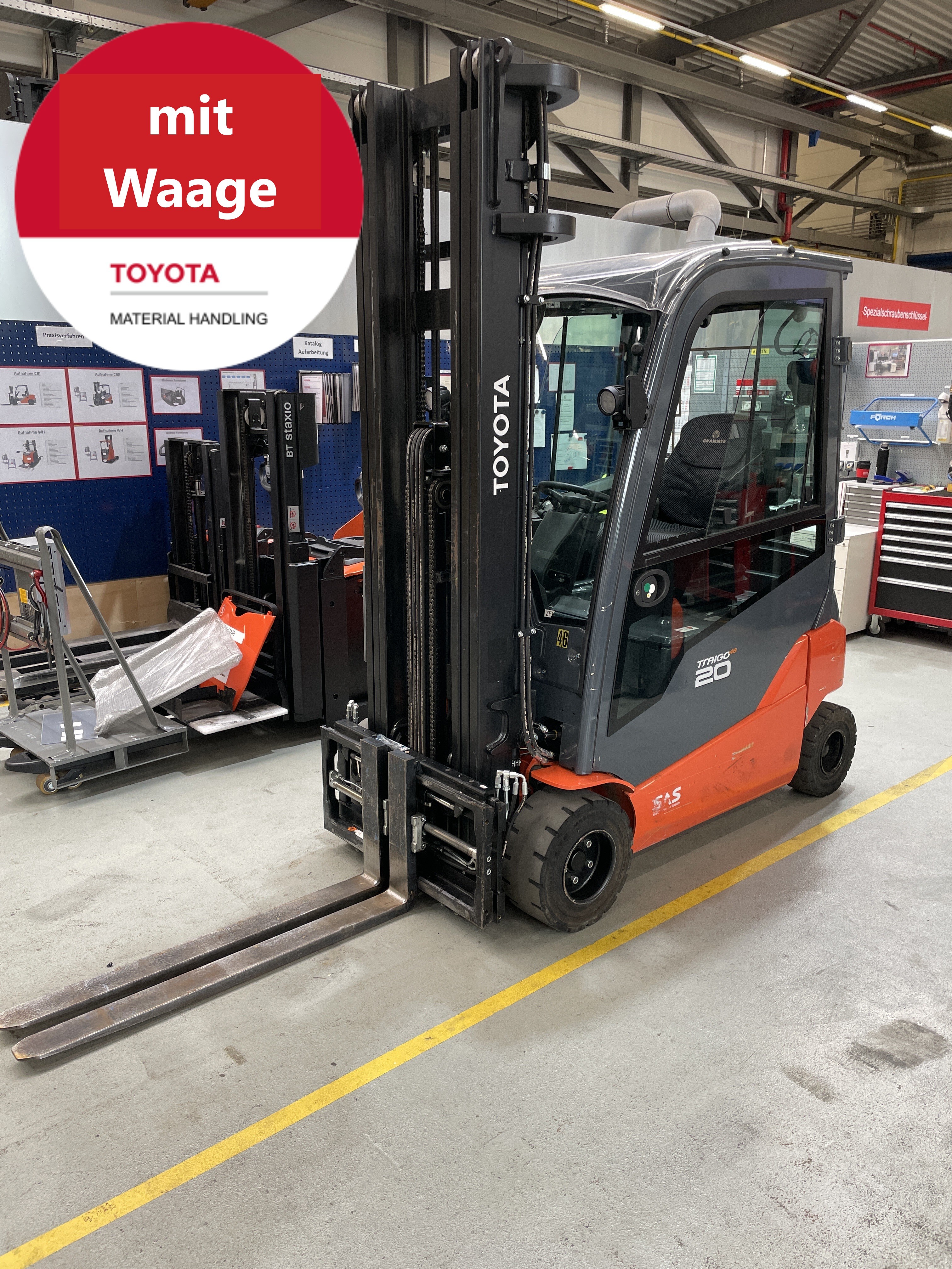 Elektro 4 Rad-Stapler Toyota 8FBM20T (BJ: 2023)