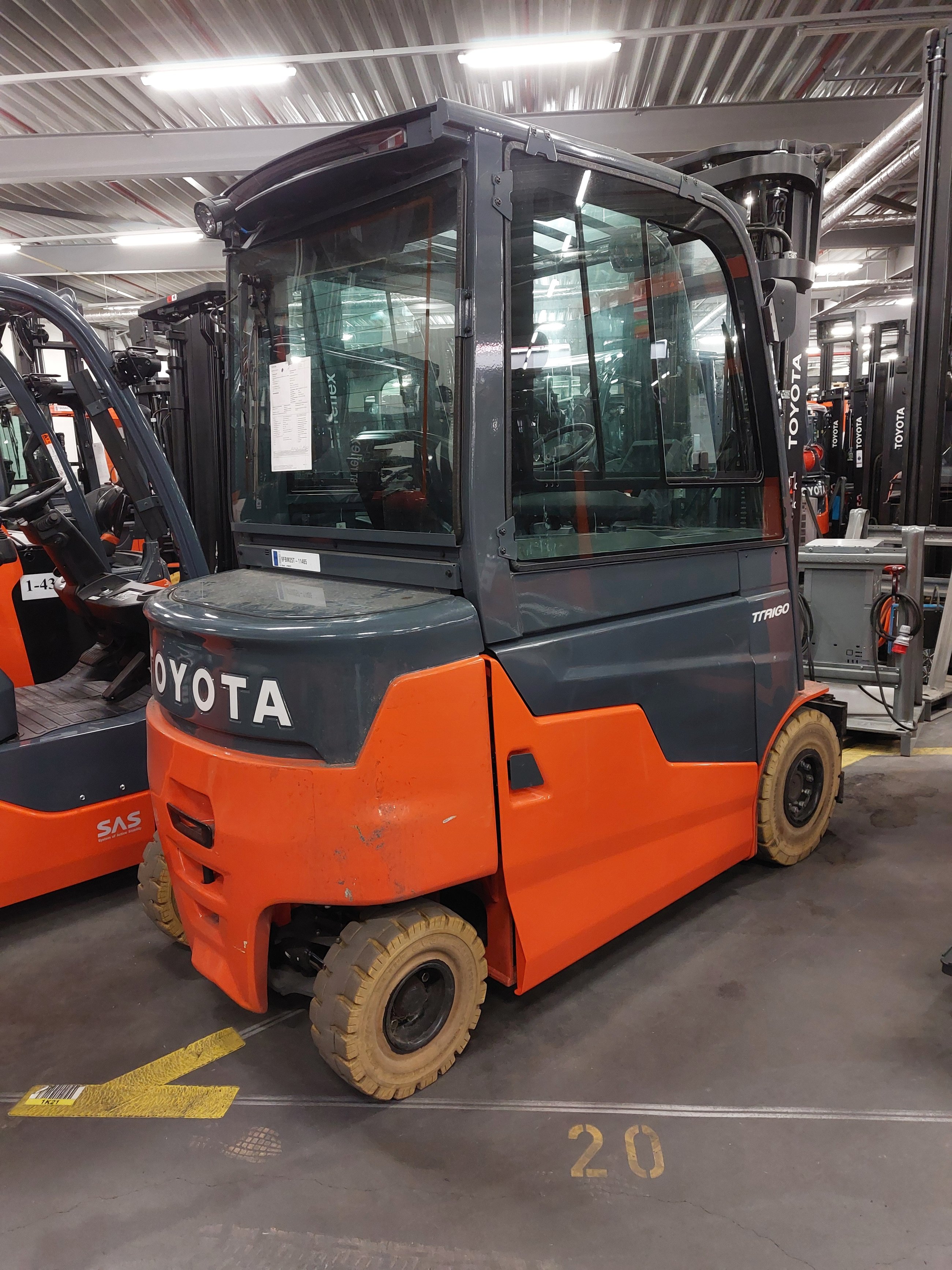 Elektro 4 Rad-Stapler Toyota 9FBM25T (BJ: 2024)