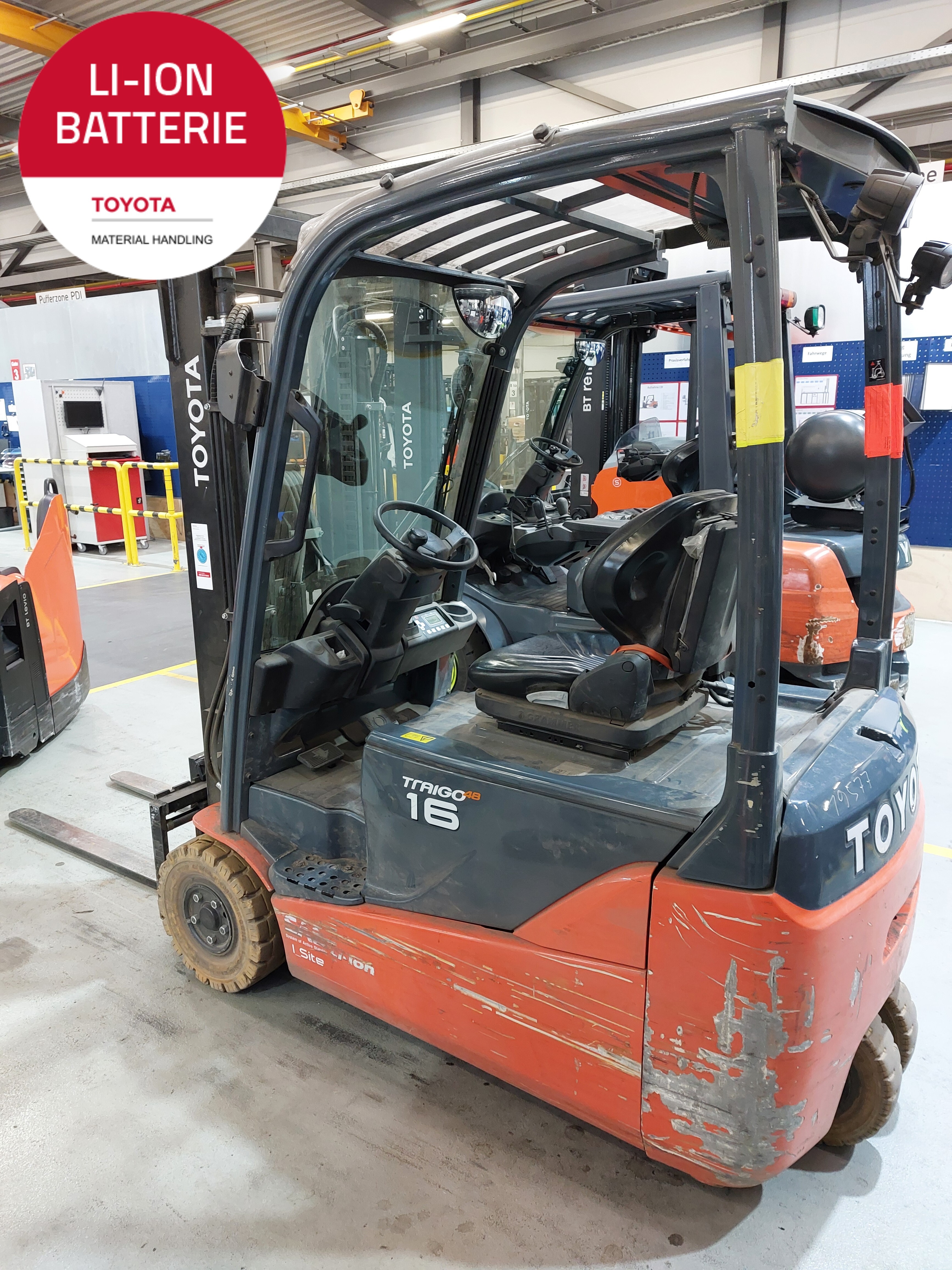 Elektro 3 Rad-Stapler Toyota 8FBE16T (BJ: 2025)