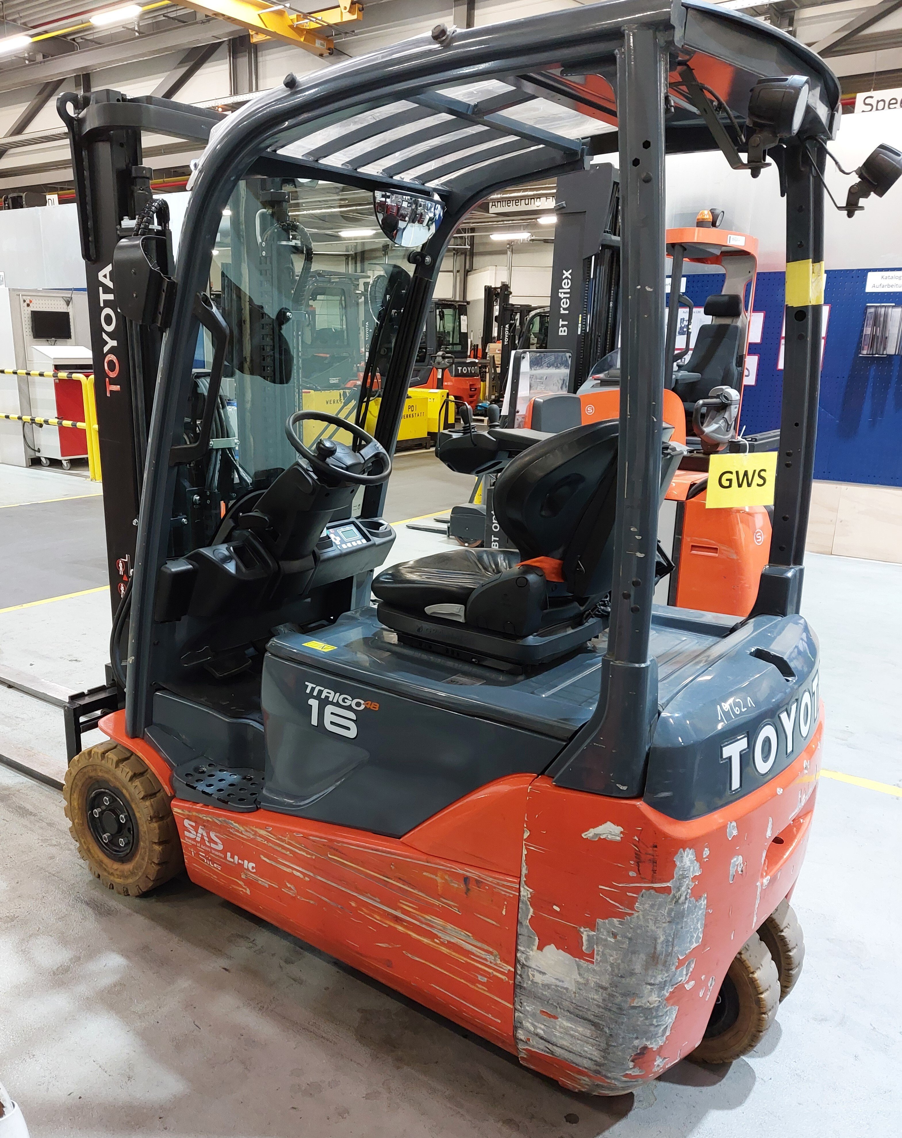 Elektro 3 Rad-Stapler Toyota 8FBE16T (BJ: 2025)